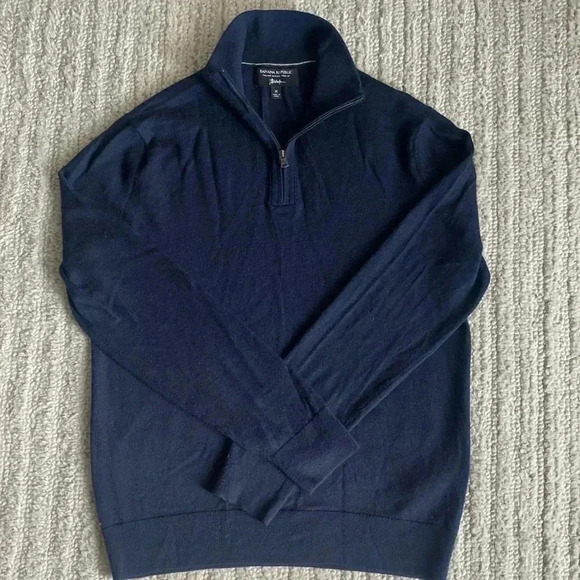 Banana Republic M Merino Sweater Navy - Picture 1 of 2